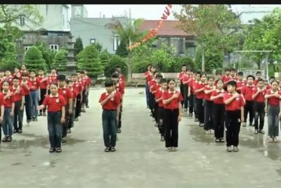 TRƯỜNG TIỂU HỌC ĐỒNG SƠN- NHỊP BƯỚC VÕ NHẠC VOVINAM LAN TỎA TỰ HÀO VIỆT NAM