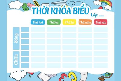 Thời khóa biểu giáo viên chuyên năm học 2025 – 2026