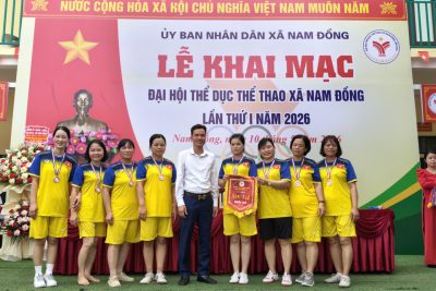 TRƯỜNG TIỂU HỌC ĐỒNG SƠN THAM GIA ĐẠI HỘI TDTT XÃ NAM ĐỒNG LẦN THỨ NHẤT NĂM 2026